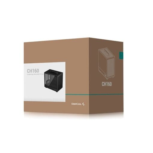 DEEPCOOL CH160 - Black Portable High Airflow M-ITX Case