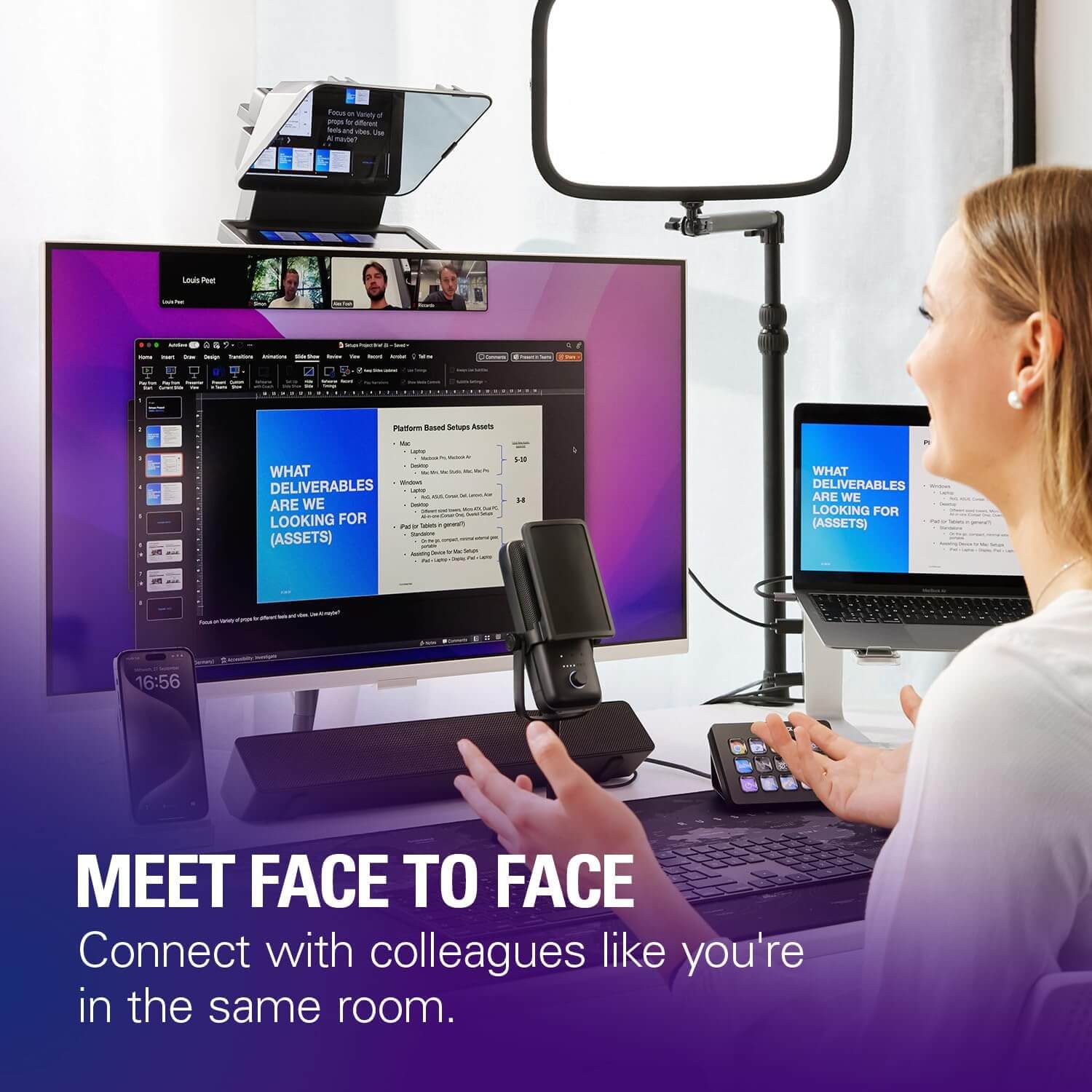 Máy Nhắc Chữ Elgato Prompter - Teleprompter with Built-in Screen 27 Elgato Prompter page mb 5
