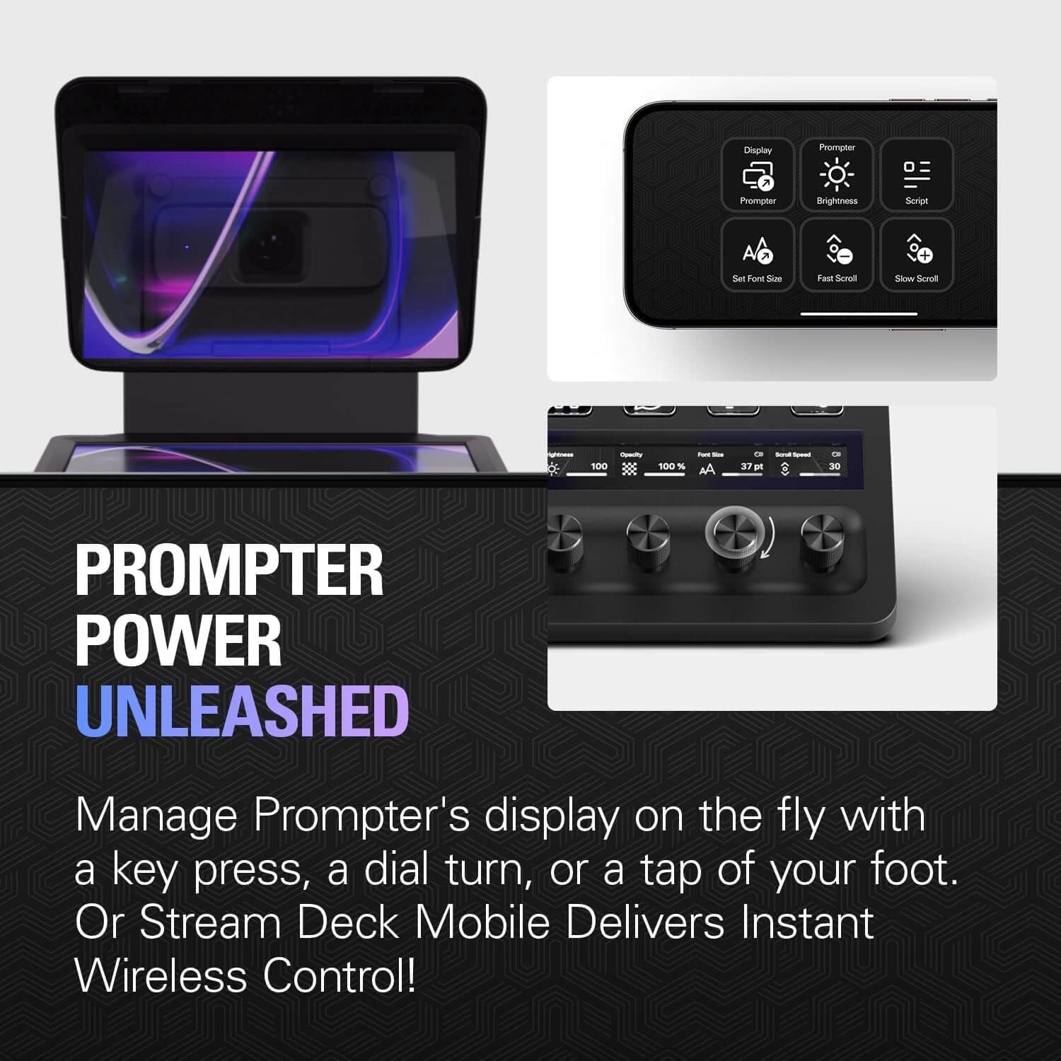 Máy Nhắc Chữ Elgato Prompter - Teleprompter with Built-in Screen 31 Elgato Prompter page mb 9