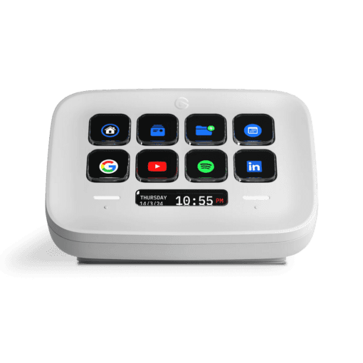 elgato Stream Deck Neo - White, 8 LCD Keys, USB 2.0 Type C Connection