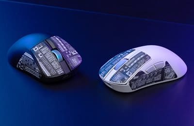 ASUS ROG Keris II Ace AimPoint Pro Black Gaming Mouse - 54g, Wireless 2.4GHz RF, Bluetooth 5.1, Wired USB 2.0, 42K dpi ROG AimPoint Pro optical sensor 45 maxsize400x500 12