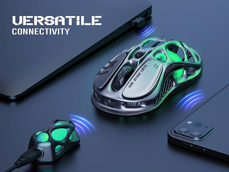 GravaStar Mercury M1 Pro Gunmetal Gray Wireless Gaming Mouse 20 GravaStar Mercury M1 Pro Wireless Gaming Mouse Gunmetal Grey page 4