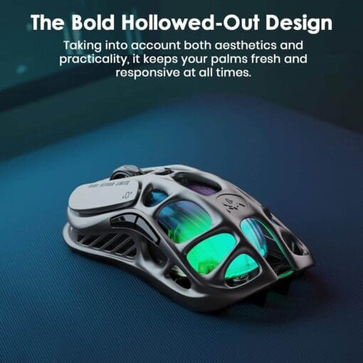 GravaStar Mercury M1 Pro Gunmetal Gray Wireless Gaming Mouse