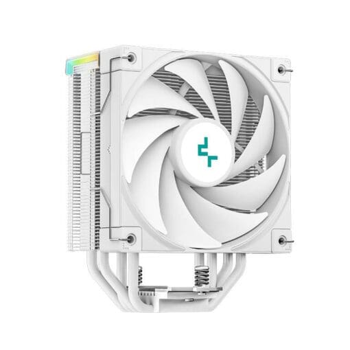 Deepcool AK400 DIGITAL WH CPU Air Cooler - White, 4 heatpipes, ARGB LED strips, 1x 120mm FK120 PWM fan, Intel LGA 1700/AMD AM5 Support
