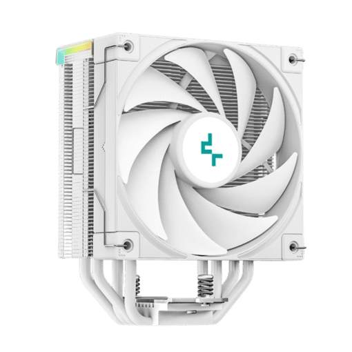 Deepcool AK400 DIGITAL WH CPU Air Cooler - White, 4 heatpipes, ARGB LED strips, 1x 120mm FK120 PWM fan, Intel LGA 1700/AMD AM5 Support