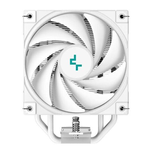 Deepcool AK400 DIGITAL WH CPU Air Cooler - White, 4 heatpipes, ARGB LED strips, 1x 120mm FK120 PWM fan, Intel LGA 1700/AMD AM5 Support