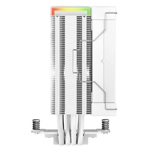 Deepcool AK400 DIGITAL WH CPU Air Cooler - White, 4 heatpipes, ARGB LED strips, 1x 120mm FK120 PWM fan, Intel LGA 1700/AMD AM5 Support
