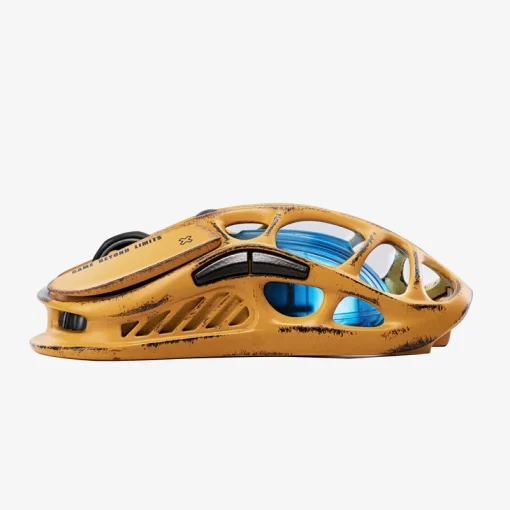 GravaStar Mercury M1 Pro Battle Worn Edition Wireless Gaming Mouse - Yellow