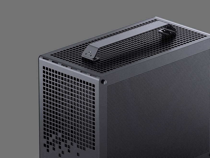 Jonsbo Z20 Black Mini Case - Micro-ATX, Detachable Carrying handle, support 240 AIO 69 202312731238