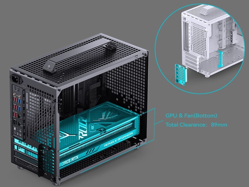 Jonsbo Z20 Black Mini Case - Micro-ATX, Detachable Carrying handle, support 240 AIO 74 202312928854