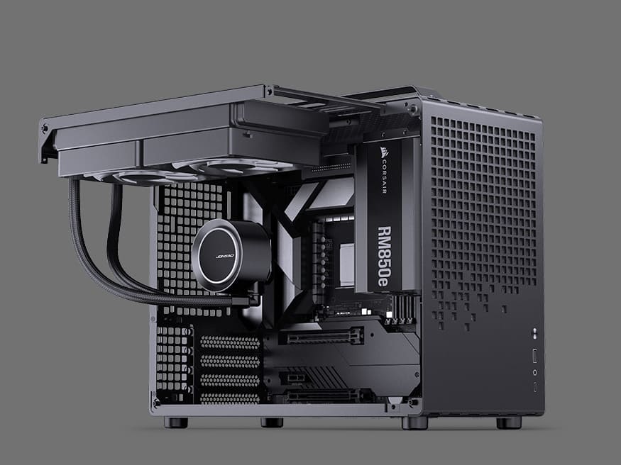 Jonsbo Z20 Black Mini Case - Micro-ATX, Detachable Carrying handle, support 240 AIO 78 202312930178
