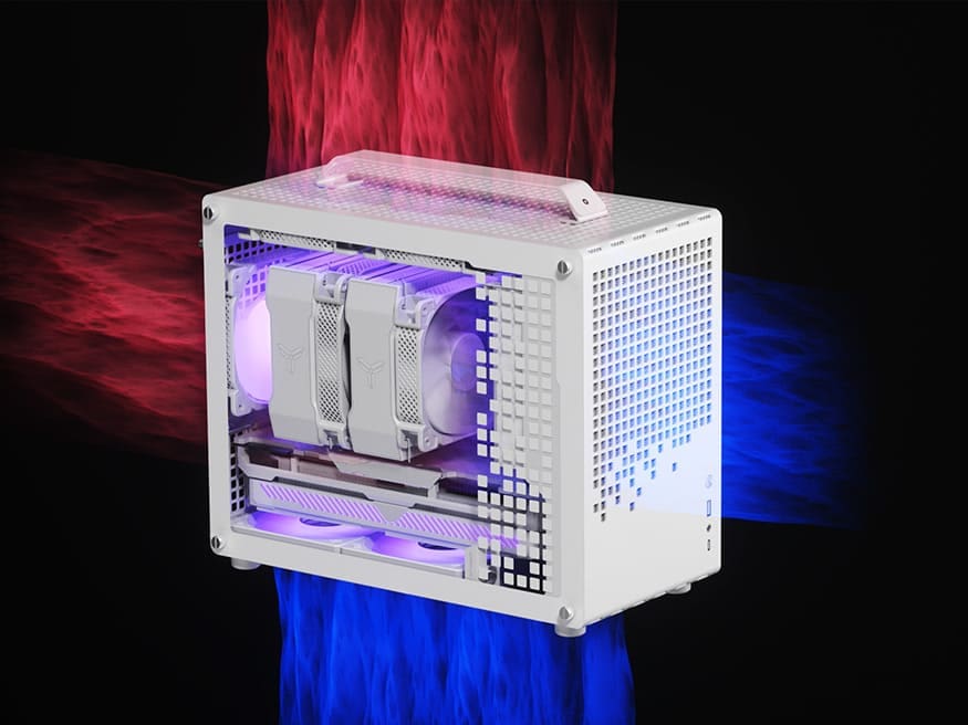 Jonsbo Z20 Black Mini Case - Micro-ATX, Detachable Carrying handle, support 240 AIO 91 202312938403