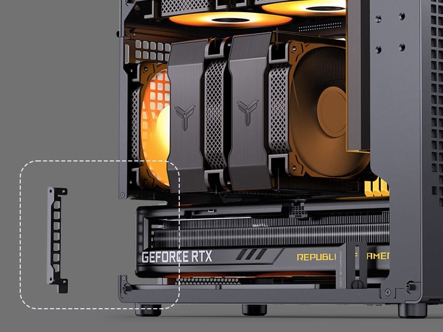 Jonsbo Z20 Black Mini Case - Micro-ATX, Detachable Carrying handle, support 240 AIO 75 202312971218