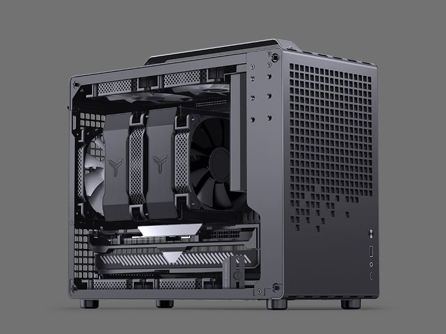 Jonsbo Z20 Black Mini Case - Micro-ATX, Detachable Carrying handle, support 240 AIO 79 202312981884