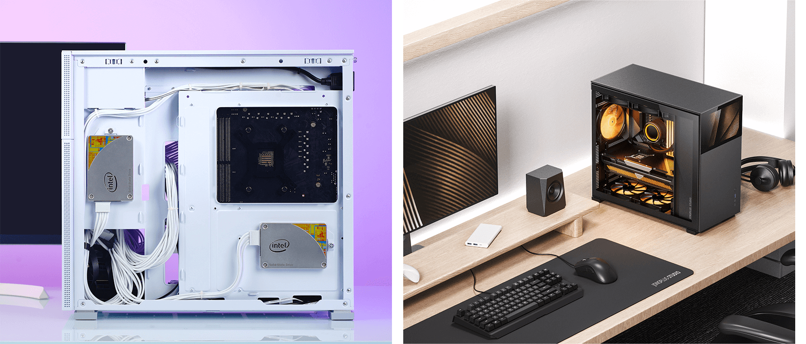 Jonsbo D41 MESH Black ATX Mid Tower Case - Support GPU RTX 4090 + 360 AIO + ATX Power 40 modular1