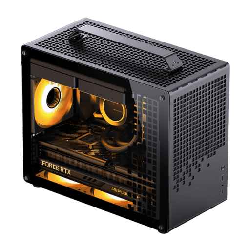 Jonsbo Z20 Black Mini Case - Micro-ATX, Detachable Carrying handle, support 240 AIO