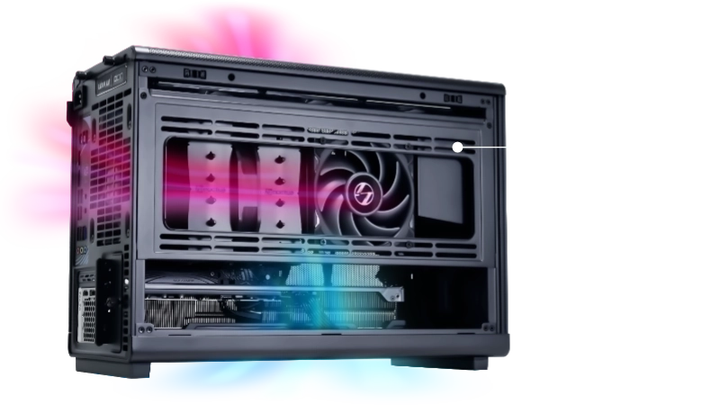 Lian Li DAN A3-mATX - Black, M-ATX mesh Case 25 a3 h 005