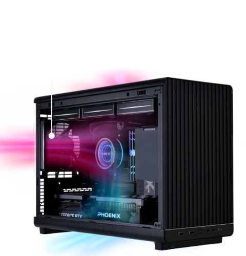 Lian Li DAN A3-mATX - Black, M-ATX mesh Case 26 a3 h 006a