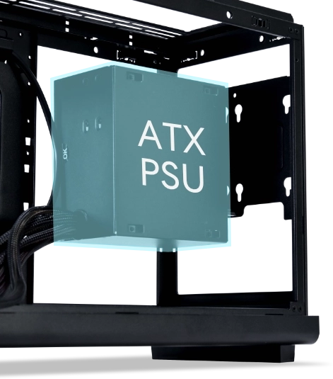 Lian Li DAN A3-mATX - Black, M-ATX mesh Case 36 a3 h 016