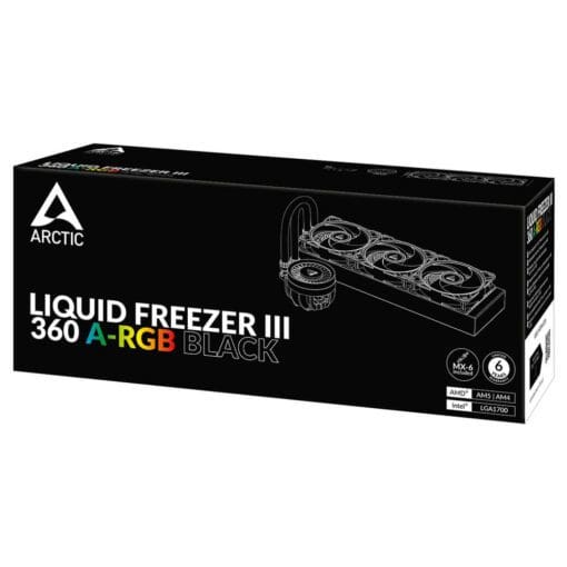 ARCTIC Liquid Freezer III 360 A-RGB Black AIO Liquid CPU Cooler