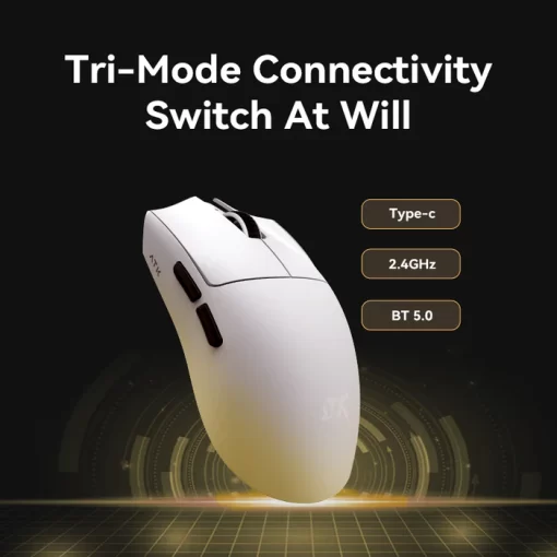 ATK Blazing Sky X1 Ultimate (8K dongle included) Gaming Mouse - PAW3950 Ultra Sensor, 51g±3g, Omron Optical Micro Switches-D2FP, Full-Size Gaming Mouse Feet