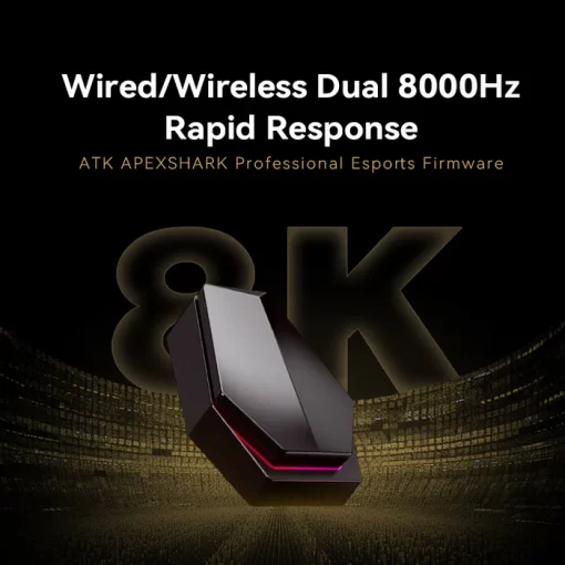 ATK Blazing Sky X1 Ultimate (8K dongle included) Gaming Mouse - PAW3950 Ultra Sensor, 51g±3g, Omron Optical Micro Switches-D2FP, Full-Size Gaming Mouse Feet