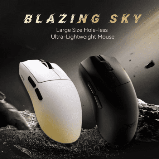 ATK Blazing Sky X1 Ultimate (8K dongle included) Gaming Mouse - PAW3950 Ultra Sensor, 51g±3g, Omron Optical Micro Switches-D2FP, Full-Size Gaming Mouse Feet