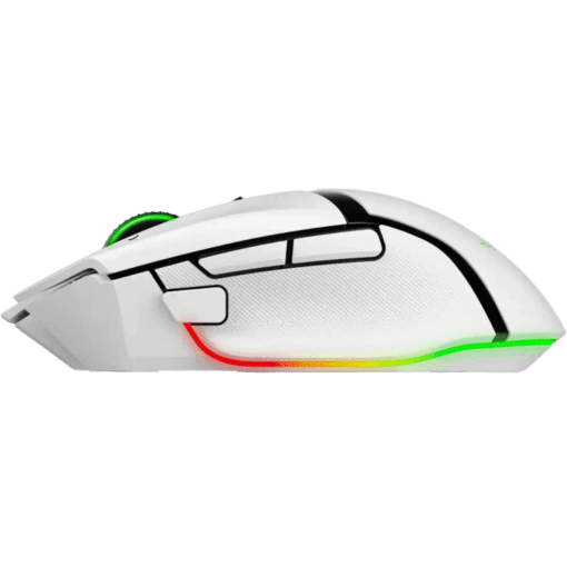Razer Basilisk V3 Pro 35K Wireless Gaming Mouse - White, 35000 DPI, Chroma RGB, HyperScroll Tilt Wheel
