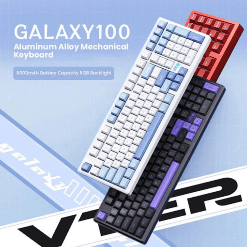 Feker Galaxy100 Gaming Keyboard - Full Aluminium CNC, 3 Modes, Gasket Mount