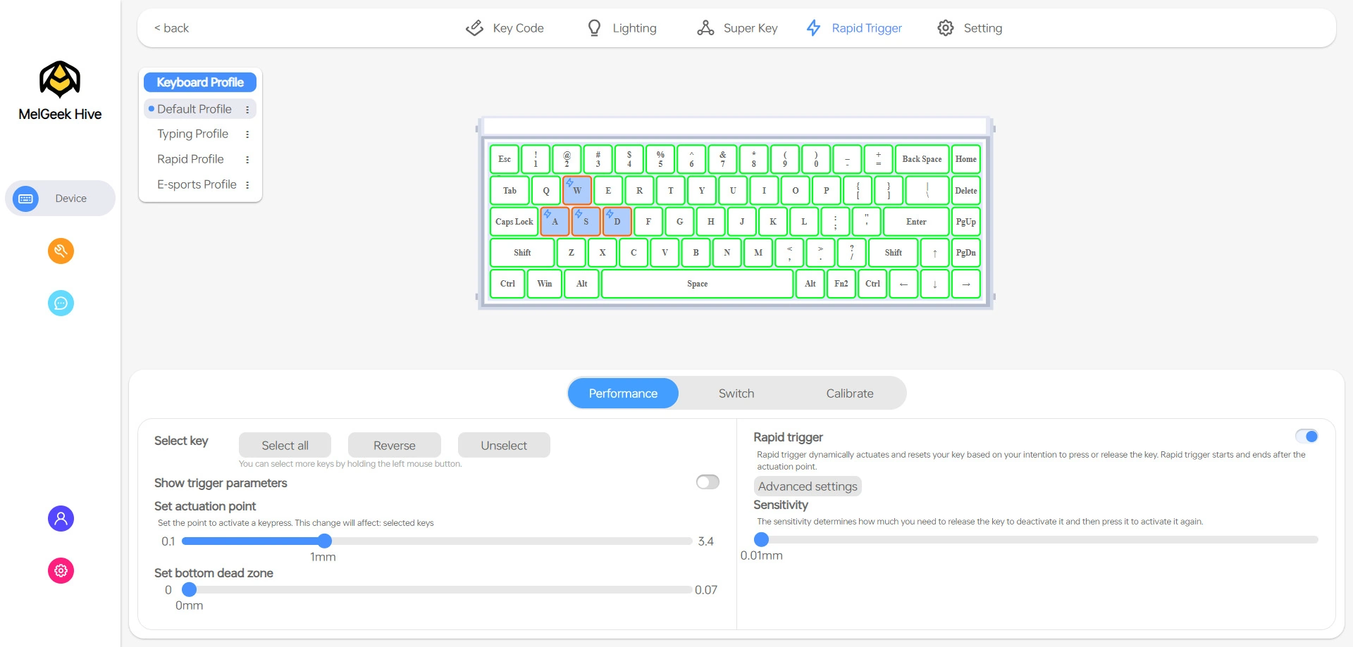 HE MelGeek Made68 Pro (4 Elements) Rapid Trigger Keyboard - 65%, Magnetic Switch, Snap Tap, 8K Polling Rate 23 download 6