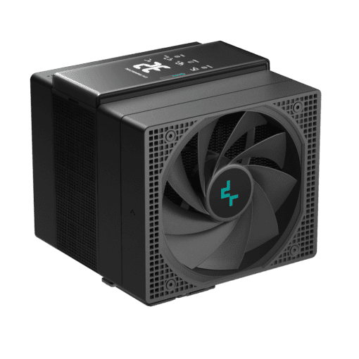 Deepcool DEEPCOOL ASSASSIN IV VC VISION CPU Air Cooler - Black, 7 Heatpipes, Dual Tower, Quad-Segmented Digital Display