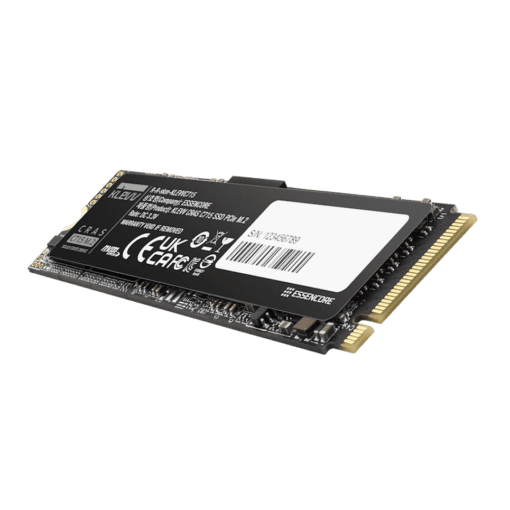 SSD KLEVV CRAS C715 512GB SSD - M.2 2280 NVMe PCIe Gen3x4, Read 3200 MB/s, Write 2000 MB/s