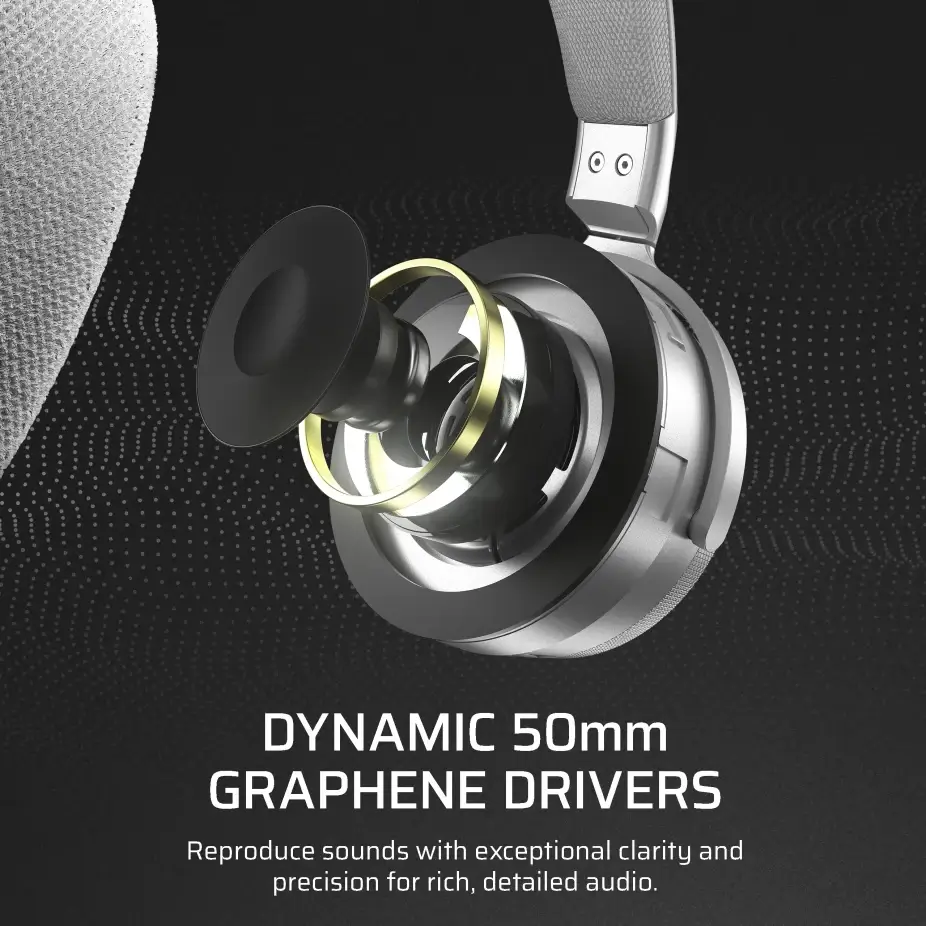 CORSAIR VIRTUOSO MAX WIRELESS Gaming Headset - Silver 41 VIRTUOSO MAX WIRELESS SLVR 03