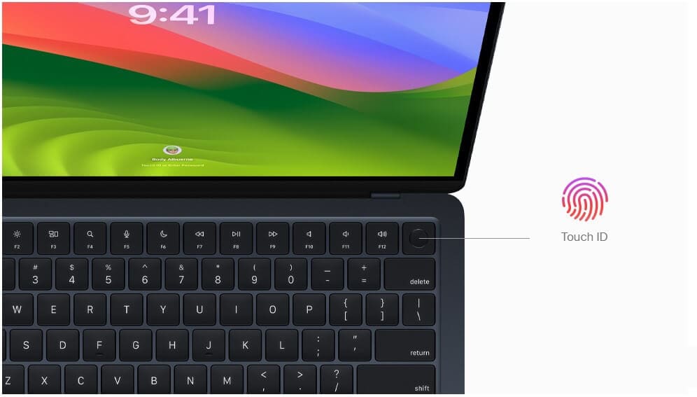Apple MacBook Air M2 2024 10GPU Space Grey (Z15S006J7) Laptop - Apple M2 Chip (8C CPU, 10C GPU 16C Neural Engine), 16GB RAM, 256GB SSD, 13.6" Liquid Retina (2560x1664), USB-C 30W 44 magic keyboard cs7rk0m14pkm large 1