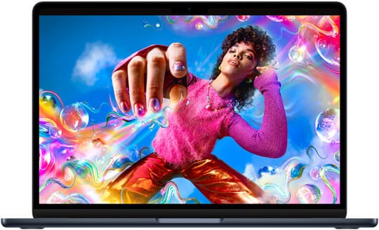 Apple MacBook Air M2 2024 10GPU Space Grey (Z15S006J7) Laptop - Apple M2 Chip (8C CPU, 10C GPU 16C Neural Engine), 16GB RAM, 256GB SSD, 13.6" Liquid Retina (2560x1664), USB-C 30W 57