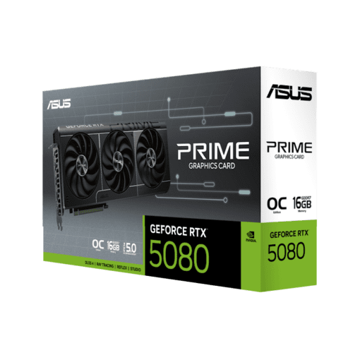 ASUS Prime GeForce RTX 5080 OC Edition 16GB GDDR7 (PRIME-RTX5080-O16G) Graphics Card
