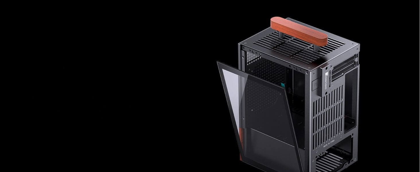 Jonsbo T6 Black iTX Case - Aluminum, Multifunctional Handle, Walnut Panel 33 Jonsbo T6 page pc 9