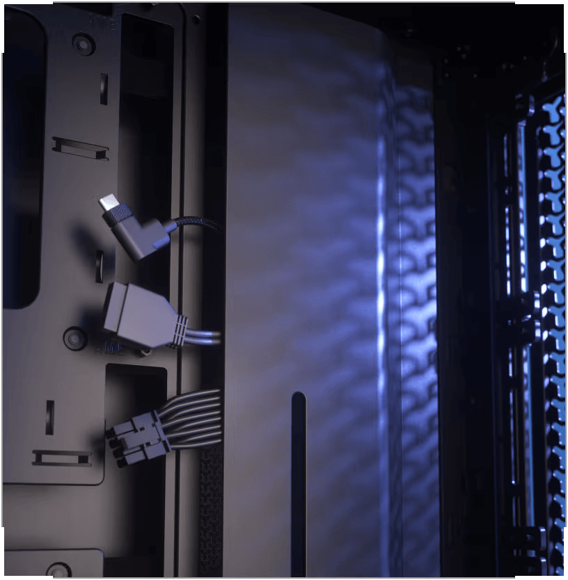 CORSAIR FRAME 4000D RS ARGB Black Modular Mid Tower PC Case - Tempered Glass, 3x RS120 ARGB fans 31
