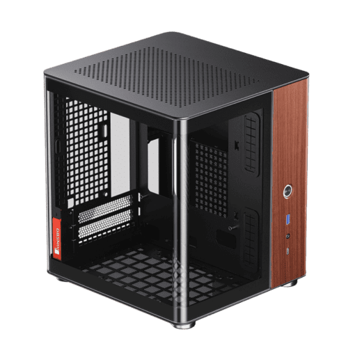 JONSBO TK-0 Separated Cabinet ITX Case Mini Tower Case - 270° Dual-Curved Glass