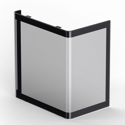 JONSBO TK-0 Separated Cabinet ITX Case Mini Tower Case - 270° Dual-Curved Glass