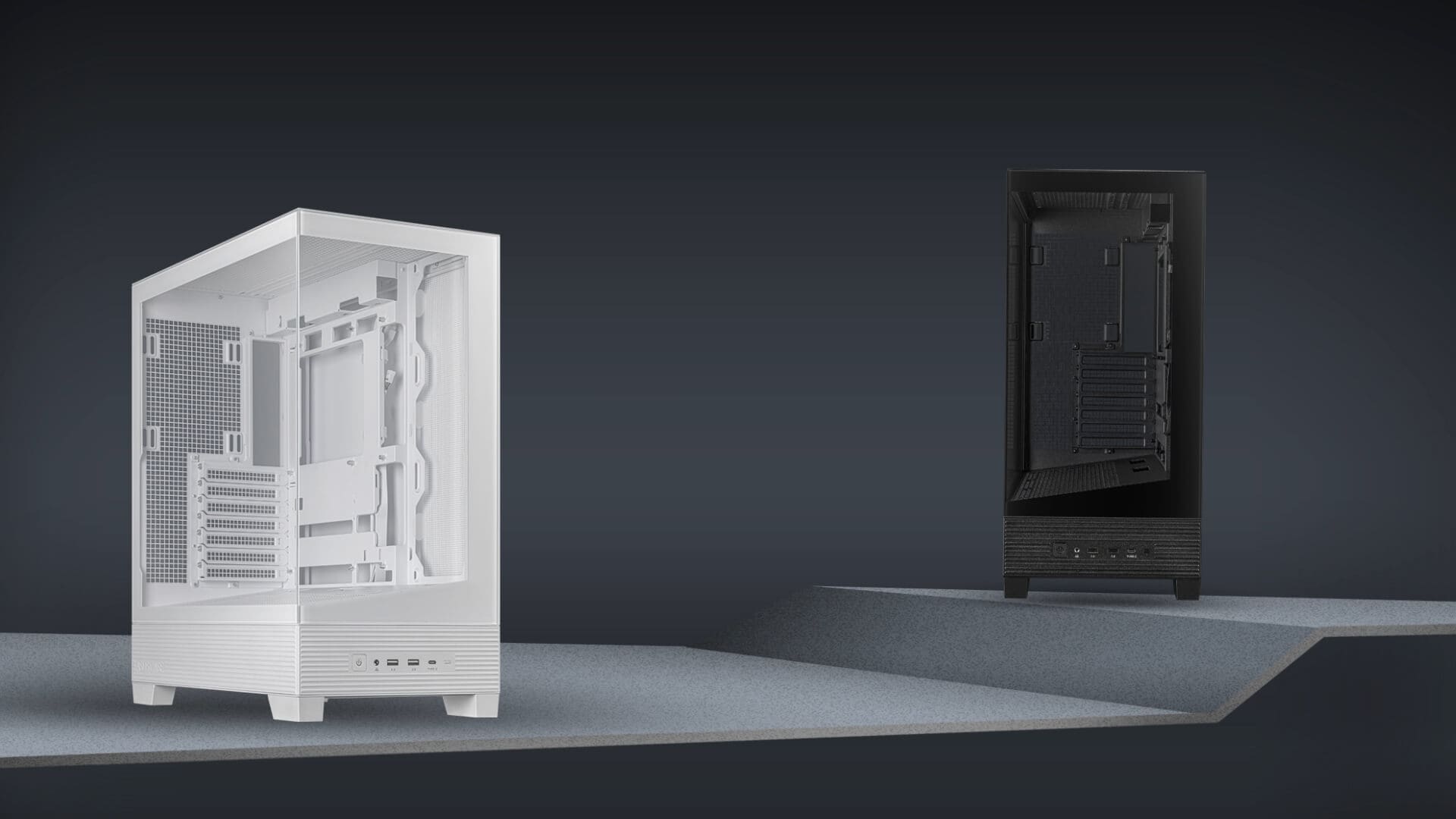 ASUS A31 Black ATX Mid-Tower Case - BTF Hidden Connectors, 8° Angled Base, Dual-Sided Tempered Glass 32 ASUS A31