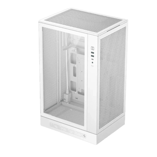 DEEPCOOL CH270 Digital WH - White, Vertical M-ATX Case