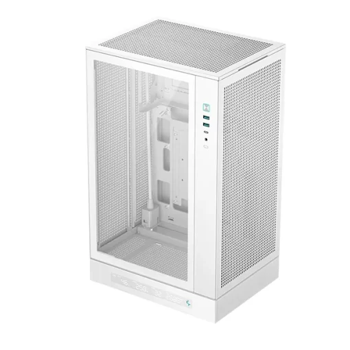 DEEPCOOL CH270 Digital WH - White, Vertical M-ATX Case