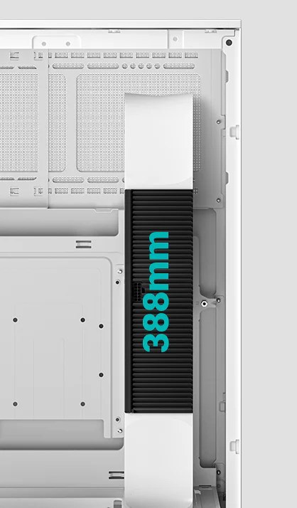 DEEPCOOL CH270 Digital WH - White, Vertical M-ATX Case 32 03 01