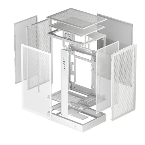 DEEPCOOL CH270 Digital WH - White, Vertical M-ATX Case