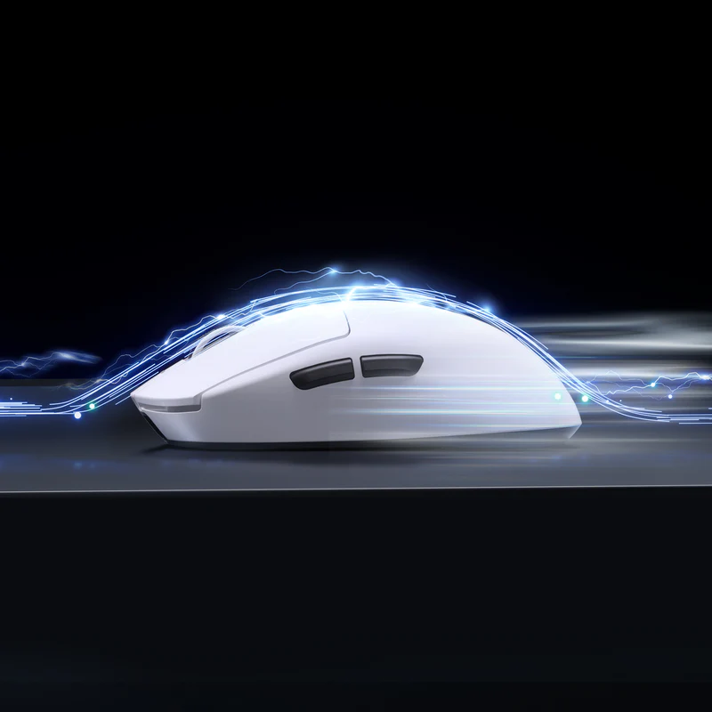 MCHOSE A7 Ultra Wireless Tri-mode Gaming Mouse - 59g, PAW3950, Wired 8K + NANO Wireless 8K, 42000 DPI, 750 IPS 23 2 1