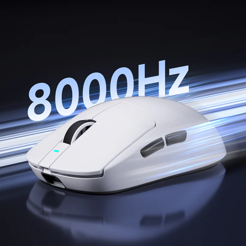 MCHOSE A7 Ultra Wireless Tri-mode Gaming Mouse - 59g, PAW3950, Wired 8K + NANO Wireless 8K, 42000 DPI, 750 IPS 26 5 1