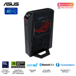 ASUS ROG NUC (2025) NUC15JNK (RNUC15JNK9X28AAU) Gaming Desktop mini PC - Ultra 9 275HX, 32GB (2x16GB) 6400 DDR5, 2TB M.2 2280 NVMe™ PCIe® 4.0​, RTX 5080 Laptop GPU, Win 11 Home