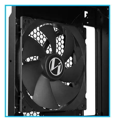 Lian Li LANCOOL 217 White Case - 170mm ARGB front fans, wood panels, USB Type-C Port, Tempered Glass Side Panel 28 217 07