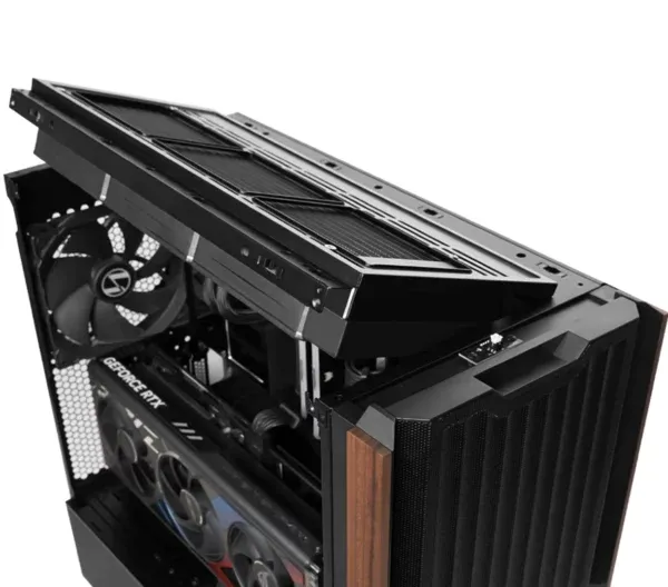 Lian Li LANCOOL 217 White Case - 170mm ARGB front fans, wood panels, USB Type-C Port, Tempered Glass Side Panel 51 217 25 600x528 1